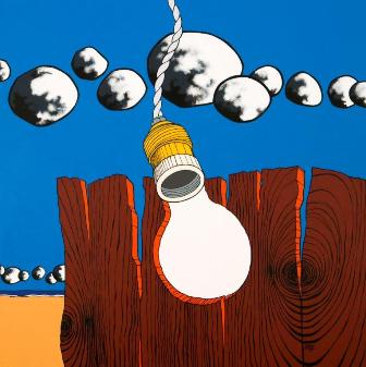 &quot;El aprendiz de si mismo&quot;, 100 x 100 cm